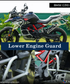 Zana Lower Engine Guard For BMW 310 GS (with Slider ,Silver, Stainless Steel) ZI-8456