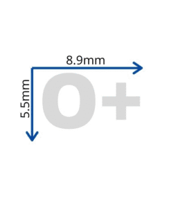 Kroozer Blood Group Lit-On Stickers – 2 nos.