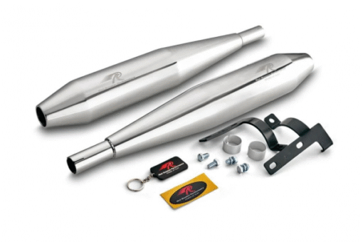 Red Rooster Performance Celesta Pro Exhaust for Yezdi Roadster – Chrome Polish