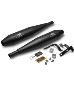 Red Rooster Celesta Pro Exhaust for Jawa Classic – Black Matte