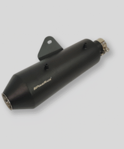 Powerage Exhaust for Royal Enfield Hunter 350 – Black Finish