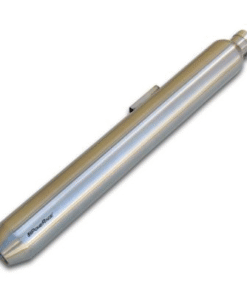 Powerage Slip-Ons Exhaust for RE 350 / 500 Brushed Steel Finish (Short Type)