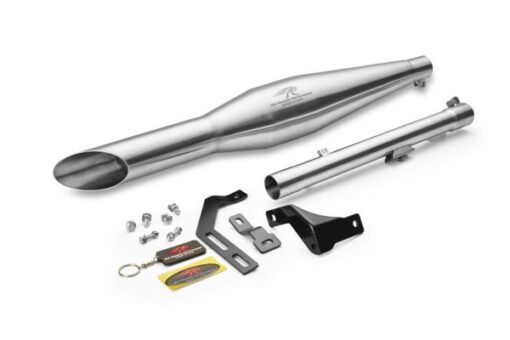 Red Rooster Rumbler Ace–Matte Exhaust for RE Meteor 350 (post-2021 model)