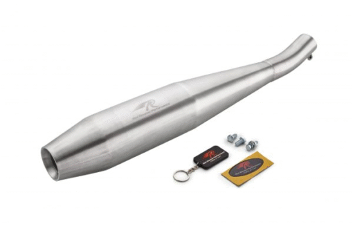 Red Rooster Rumbler GT – Matte Exhaust for Royal Enfield GT 535