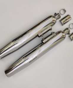 Powerage Slipon Exhausts for Super Meteor 650 – Polished
