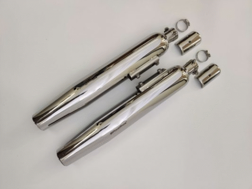 Powerage Slipon Exhausts for Super Meteor 650 – Polished