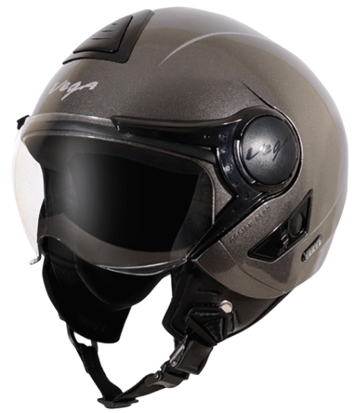 Vega Verve Open Face Anthractive Helmet (ISI Certified)