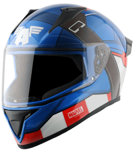 Vega Bolt Marvel Captain America Edition Blue Red Helmet