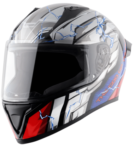 Vega Bolt Marvel Thor Edition Black Red Helmet