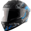 Vega Bolt Octopus Dull Black Blue Helmet