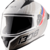 Vega Bolt Southpaw Left Hander White Grey Helmet
