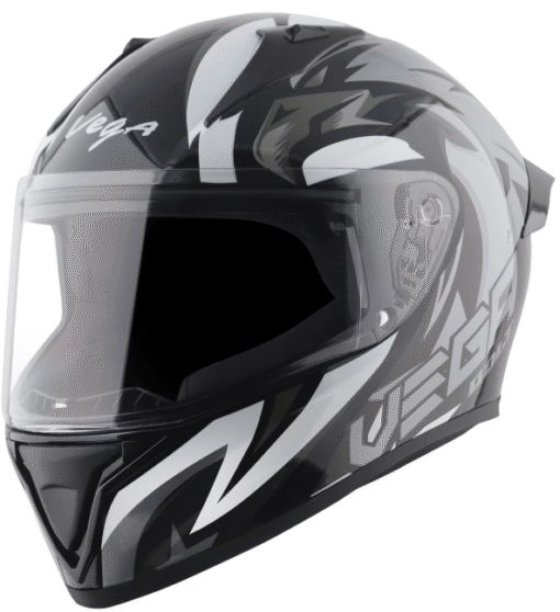 Vega Bolt Speedx Black Grey Helmet