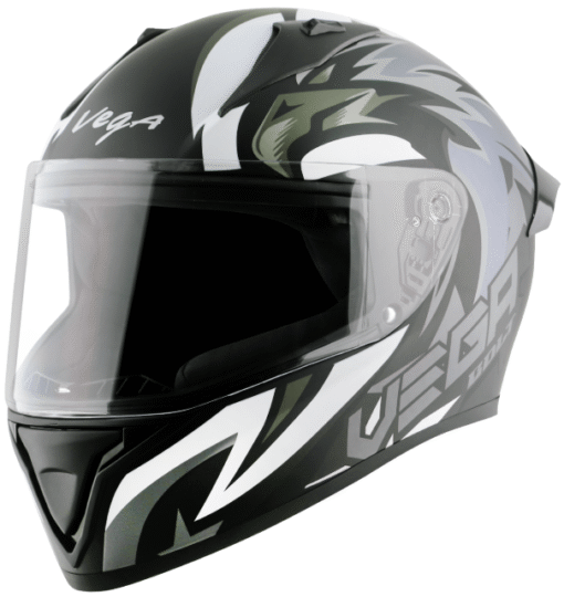 Vega Bolt Speedx Dull Black Grey Helmet