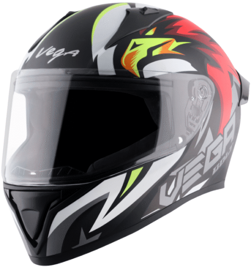 Vega Bolt Speedx Dull Black Red Helmet