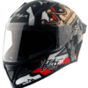 Vega Bolt Crown Men Dull Black Red Helmet