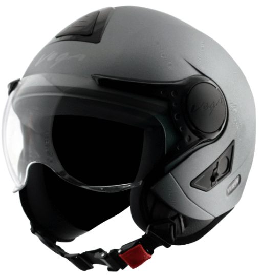 Vega Verve Open Face Dull Anthracite Helmet (ISI Certified)