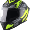 Vega Bolt Martial Dull Black Neon Yellow Helmet