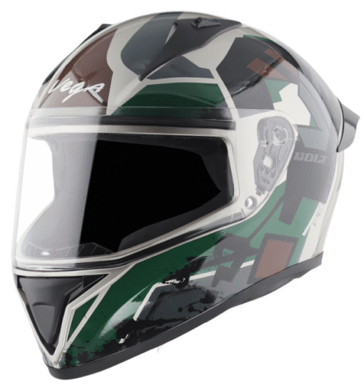 Vega Bolt Army Mud Battle Green Helmet