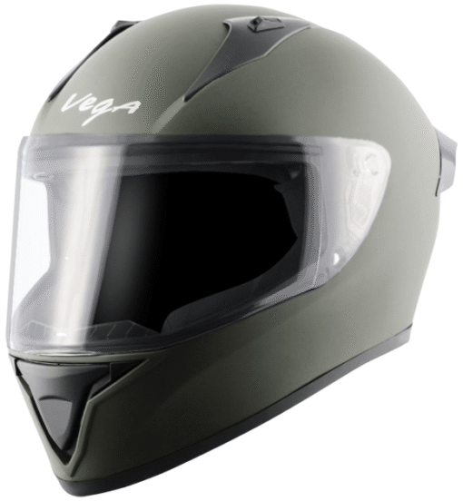 Vega Bolt Dull Battle Green Helmet