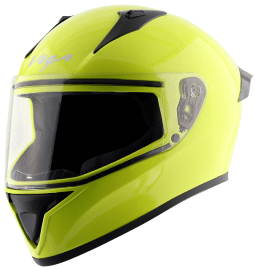 Vega Bolt Neon Yellow Helmet