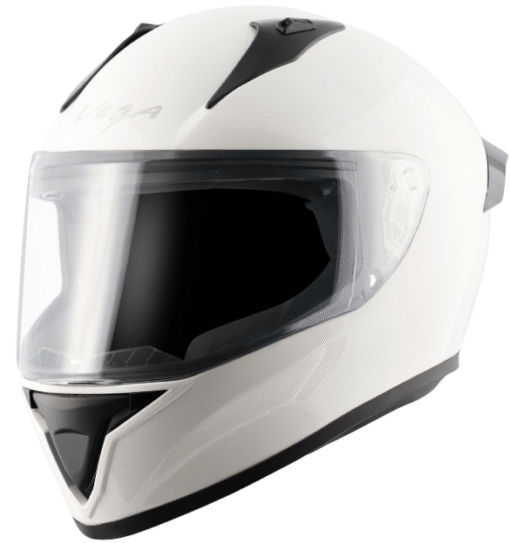 Vega Bolt White Helmet