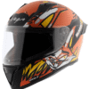 Vega Bolt Bunny Dull Black Orange Helmet