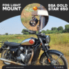 Zana Fog Light Mount for BSA Goldstar 650 (Mild Steel) ZI-8538