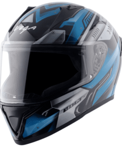 Vega Bolt Martial Black Blue Helmet