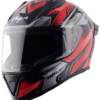 Vega Bolt Martial Black Red Helmet
