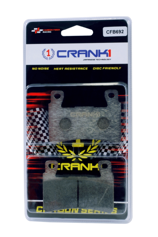 CRANK1 Carbon Brake Pads For Harley Davidson Softail Fat Boy (2015-2017)