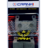 CRANK1 Carbon Brake Pads For Harley Davidson Super Glide Customs (2008-2014)