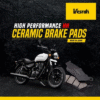 Royal Enfield Shotgun 650 Brake Pads (Ceramic) VESRAH
