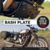Zana Bash Plate for BSA Goldstar 650 (Aluminum, Black) ZI-8539
