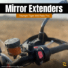Zana MIRROR EXTENDER FOR TRIUMPH TIGER 900 RALLY PRO ZP-031