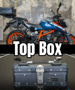 Zana Universal Top Box Aluminium (22 Litre) R-Flat Black ZI-TB-020