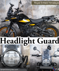 Zana Headlight Guard for Himalayan 450 (Black Color - Stainless Steel) Type-3 ZI-8450