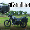 Zana Panniers ( 36 LTR ) Aluminium R-Flat Black With Frame For Himalayan 411 ZI-8494 RB