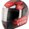 Vega Cliff Devil Black Red Helmet