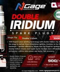 NGage Double Iridium Spark Plugs for RE Himalayan 450 – BN8RTIIA-9