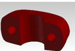 Alternative view of 1030016/D - CLAMP, HANDLE BAR