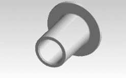 Alternative view of 1030017/C - FLANGED SLEEVE, 10x14x22.6