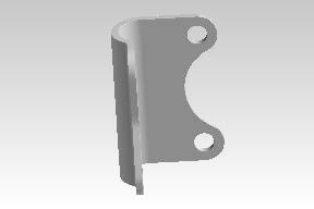 140202 - HANDLE BAR CLIP - CHROME - Image 2