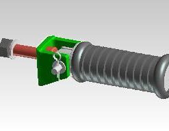 Alternative view of 147135/H - PILLION FOOT REST ASSEMBLY