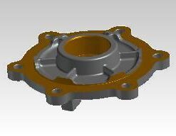 148556/F - SPROCKET CARRIER, SILVER