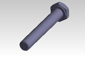 570440 - HEX SCREW - M6X1X35