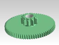 570570/E - DOUBLE GEAR ASSEMBLY