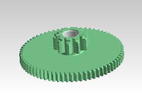 570570/E - DOUBLE GEAR ASSEMBLY