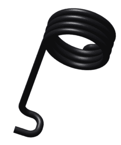 580139/C - SPRING REAR COVER PLATE - BLACK