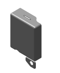 592595/A - COVER BATTERY CARRIER - CHROME