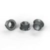 593011/C - FLANGED HEX NUT - M10X1.25 ZnFe WHITE